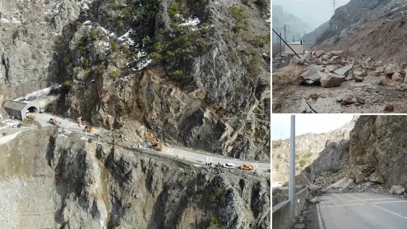 Doğu Karadeniz’de Heyelan Ve Kaya Düşmesi Riski Artıyor