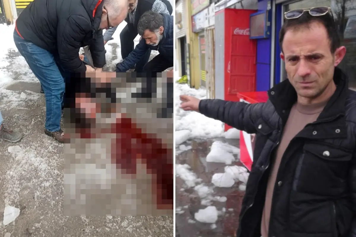 Erzurum’da Çatıdan Düşen Buz Ve Kar Kütlesi Bir Kişiyi Ağır Yaraladı Erzurum’da Çatıdan Düşen Buz Ve Kar Kütlesi Bir Kişiyi Ağır Yaraladı