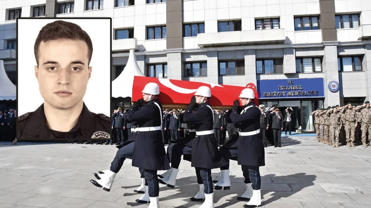 Şehit Polisimiz Mustafa Aydın'a Son Veda