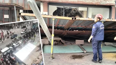Ankara Ulus’ta Yıkım Sırasında Bariyer Caddeye Devrildi 3 Kişi Yaralandı