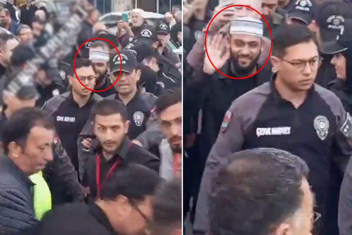 Celal Karatüre Etkinlikte Geniş Güvenlik Önlemleriyle Görüntülendi Celal Karatüre Etkinlikte Geniş Güvenlik Önlemleriyle Görüntülendi