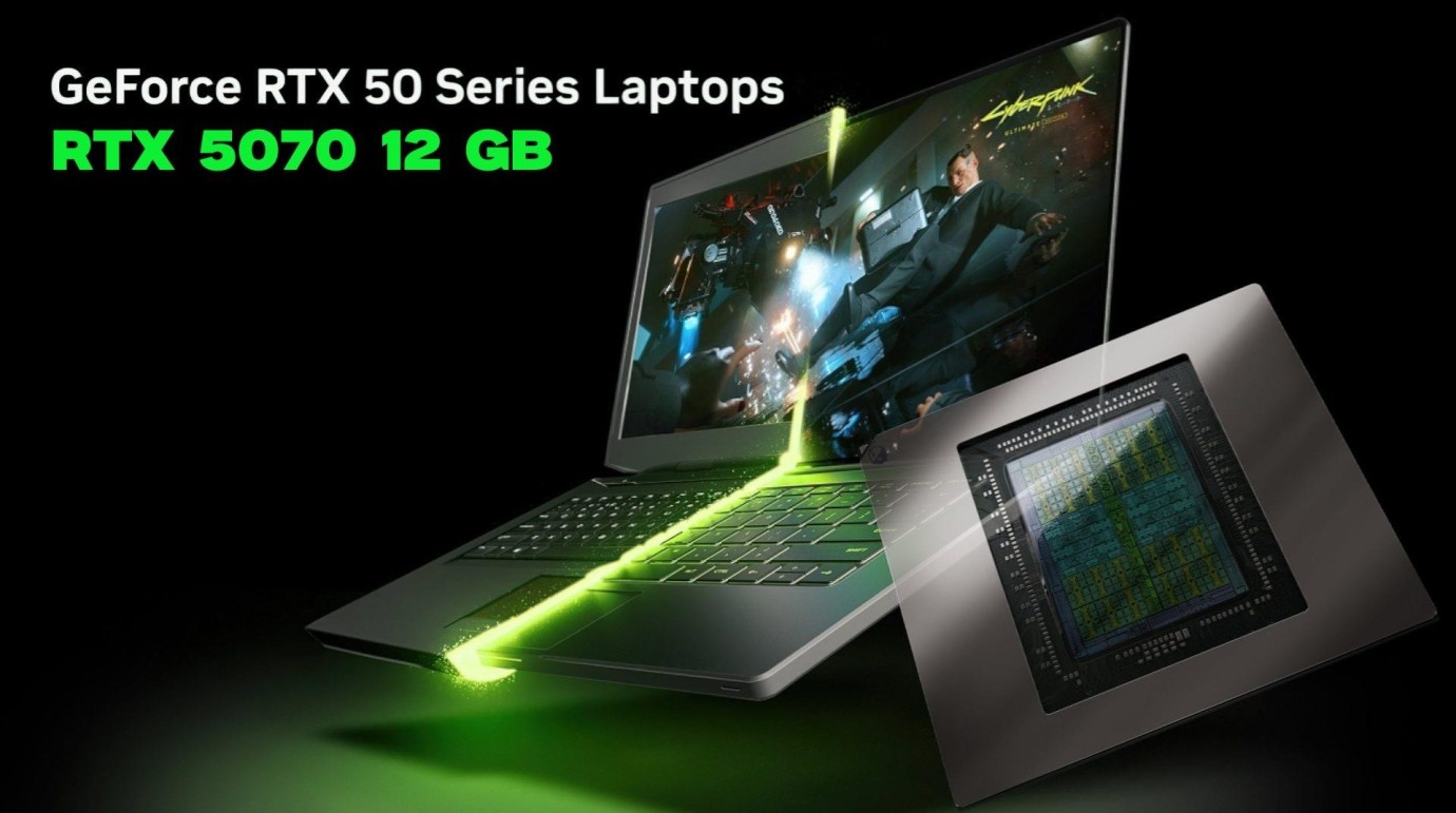 Nvidia GeForce RTX 5070 Mobil 12 GB Sürümü Tanıtıldı