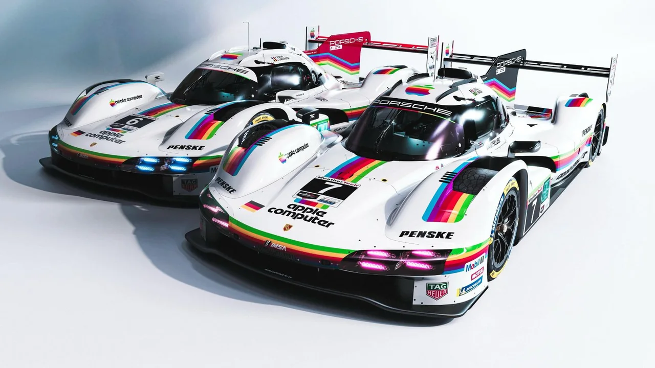 Porsche IMSA Yarışında Apple 50 Yılına Özel Tasarım Kullanacak