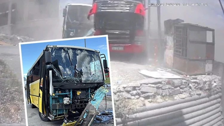 Beylikdüzü’nde Feci Kaza Freni Boşalan İETT Otobüsü TIR’a Çarptı Beylikdüzü’nde Feci Kaza Freni Boşalan İETT Otobüsü TIR’a Çarptı