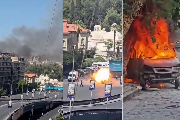 Şam'daki Patlamadan İlk Görüntüler Ortaya Çıktı
