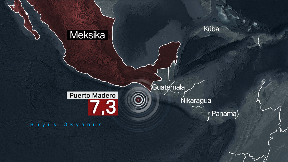 Meksika'da 7,3 Büyüklüğünde Deprem Meydana Geldi: Tsunami Uyarısı Yapıldı