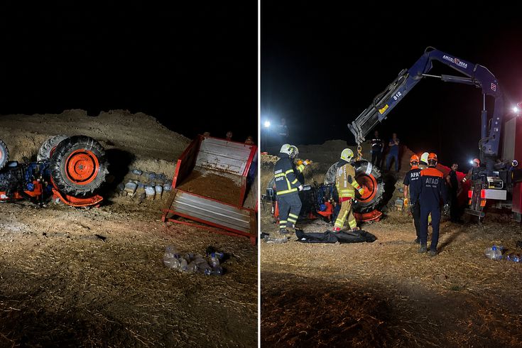 Edirne'de Traktör Devrildi: Karı Koca Feci şekilde Hayatını Kaybetti Edirne'de Traktör Devrildi: Karı Koca Feci şekilde Hayatını Kaybetti