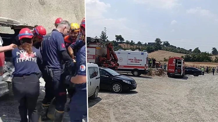 Adana'da İçme Suyu Projesinde Göçük: 1 İşçi Hayatını Kaybetti, 1 İşçi Yaralandı