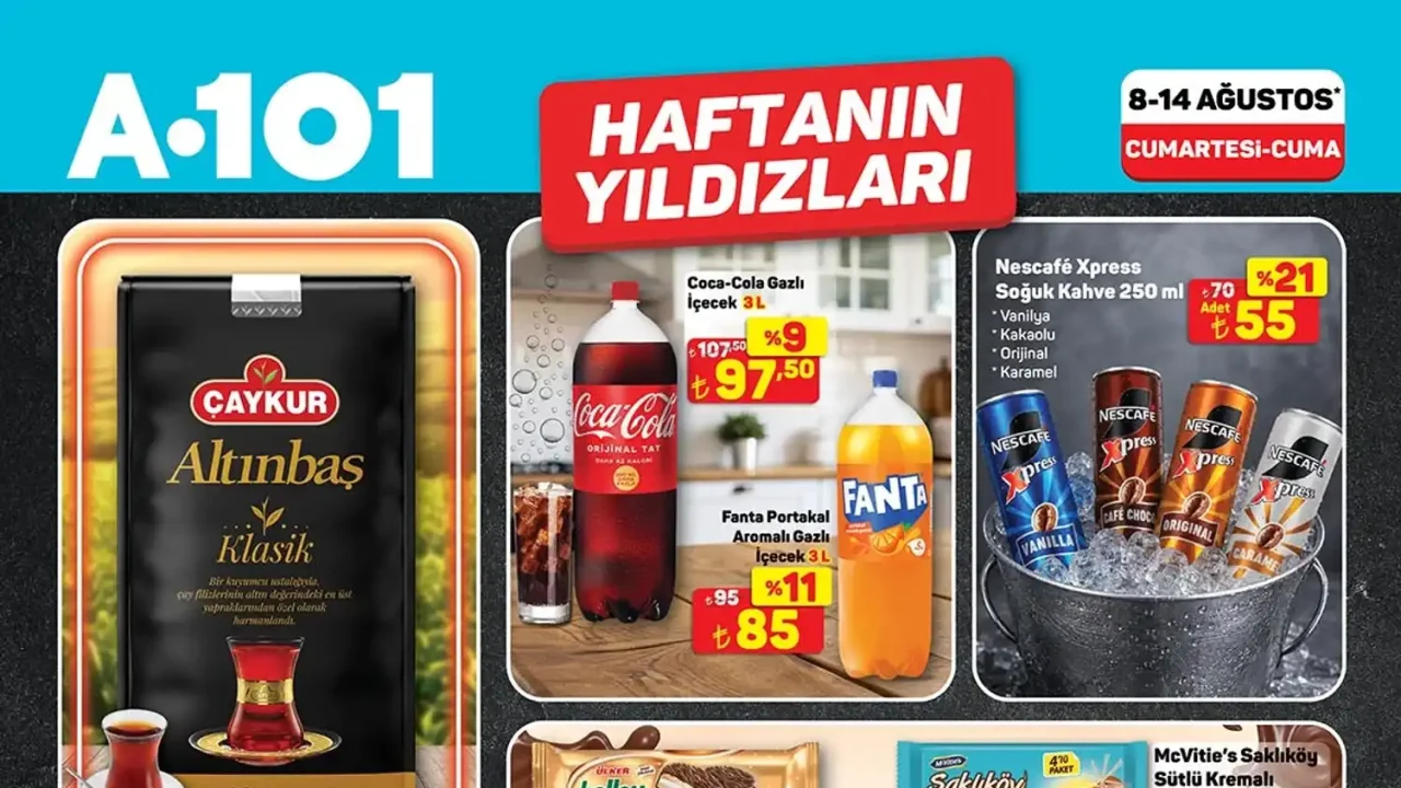 A101 8 Ağustos 2026 Aktüel Kataloğu: Hafta Sonu İndirimleri Belli Oldu