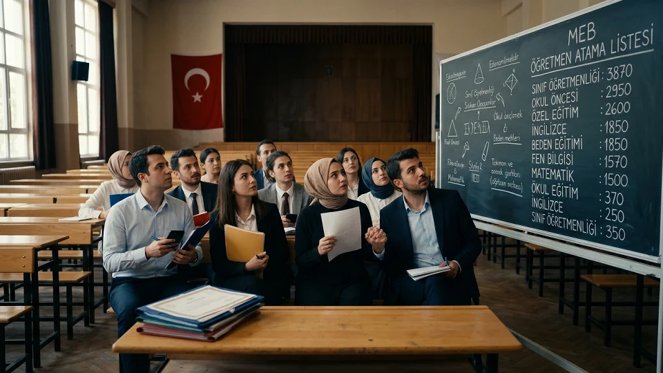 MEB Öğretmen Atama Sonuçları Ve Branş Dağılımları Açıklandı! Hangi Branşa Kaç Öğretmen Atandı?