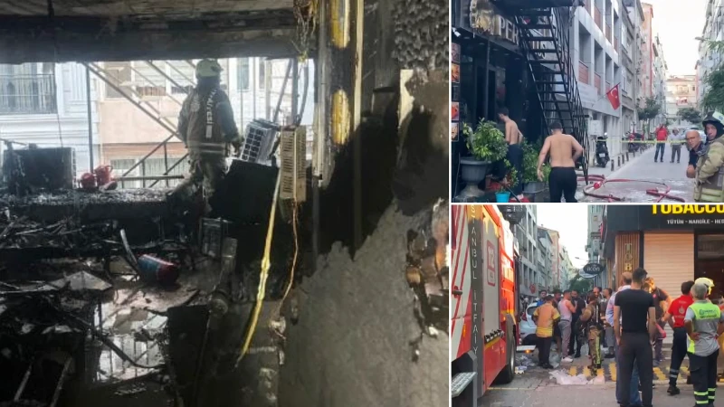 Bakırköy’de Otel Yangını: 12 Kişi Yaralandı, Mahsur Kalanlar Kurtarıldı
