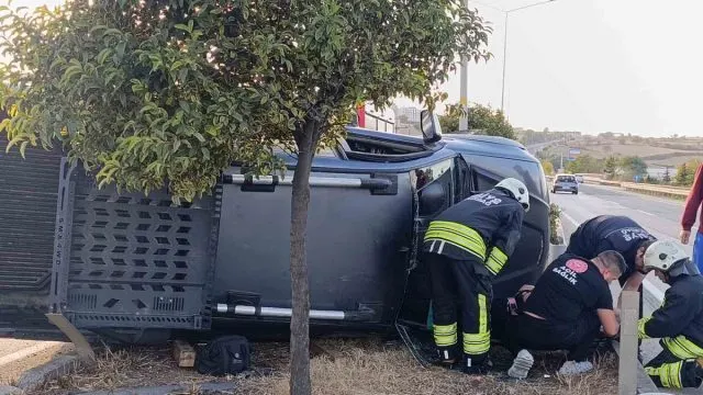 Tekirdağ’da Kaçırıldığı İddia Edilen Araç Kazalara Karıştı