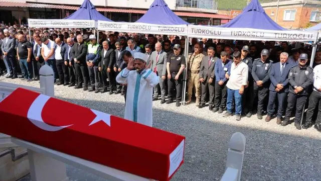 Türkoğlu’nda Silahlı Kavgada Ölen Polis Memuru Orçan Uğurlandı
