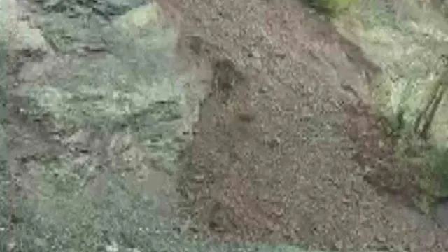 Hatay Dörtyol’da Kocadüz Yaylası Yolunda Toprak Kayması