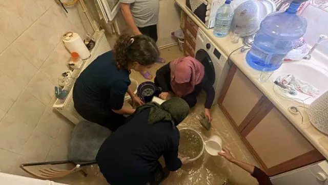 Bolu'da Sağanak Nedeniyle 6 Daire Su Altında Kaldı