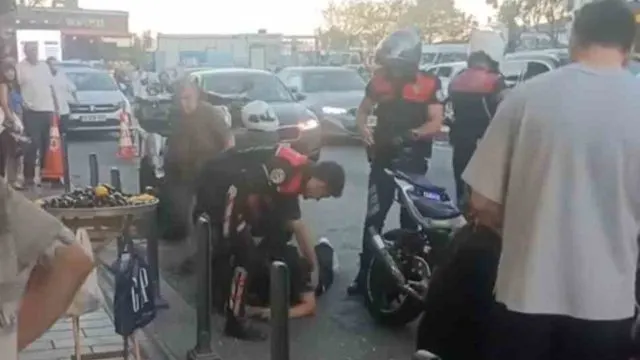 Sarıyer'de Kaçan Motosikletli Yakalandı, Polis Memuru Yaralandı