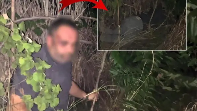 Lüks Otomobille Denetimden Kaçtı, Çalılıkta Uyurken Yakalandı