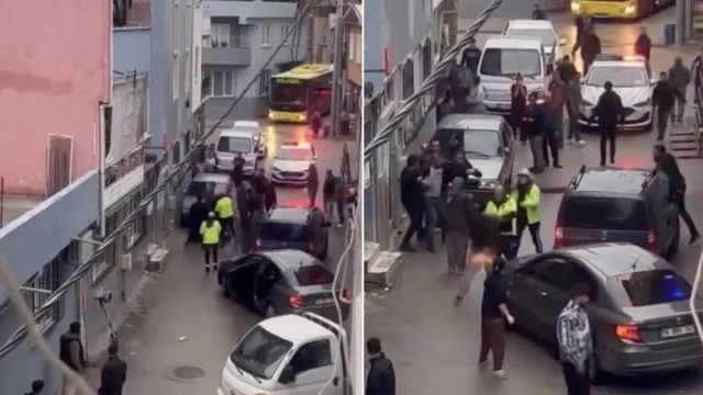 Bursa’da Şüphelileri Kaçıran Kalabalığa Polis Müdahalesi