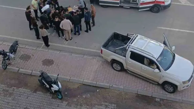 Elazığ’da Malatya Caddesi’nde Pick-Up İle Motosiklet Çarpıştı