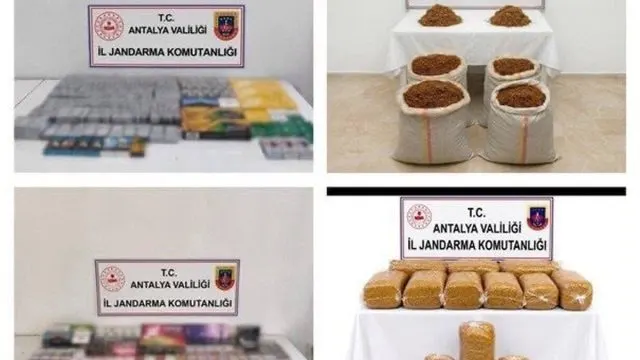 Antalya'da Dört İlçedeki Operasyonlarda 235 Kilogram Kıyılmış Tütün Yakalandı