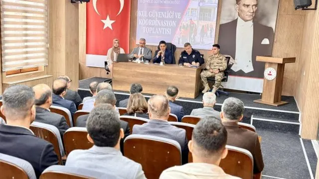 Tut'ta Okul Güvenliği İçin Koordinasyon Toplantısı Yapıldı