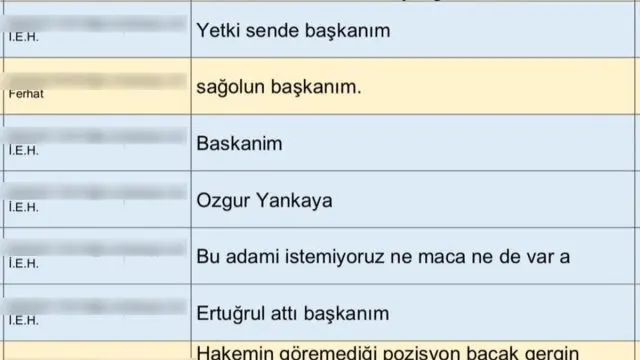 Doğan’ın Hakem Talebinin Gündoğdu’ya İletildiği İddia Edildi
