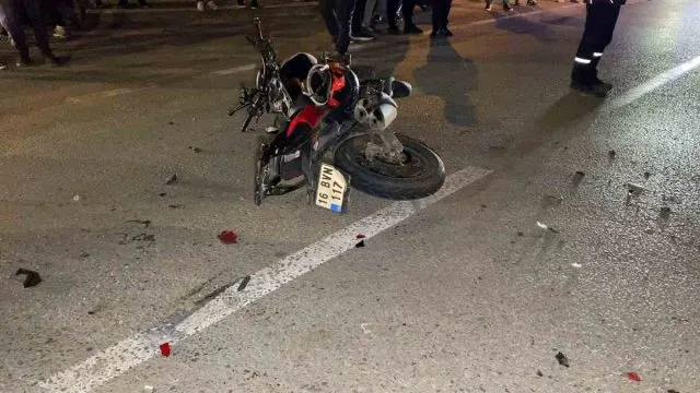 İnegöl’de Motosiklet Ve Kamyonet Çarpıştı: 1 Ölü, 1 Ağır Yaralı