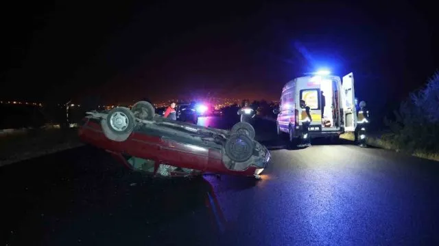 Avanos-Göreme Yolunda Takla Atan Otomobildeki Sürücü Öldü