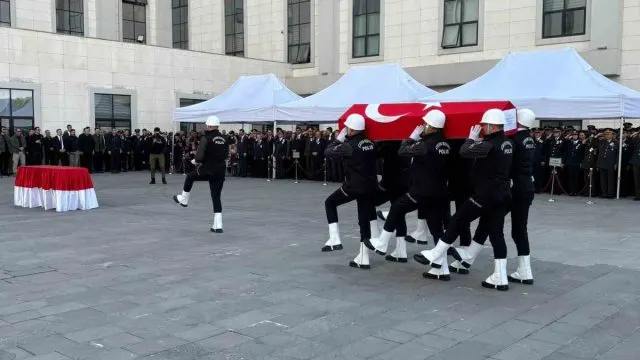 Şehit Polis Ahmet Türkoğlu İçin Ankara’da Tören Düzenlendi