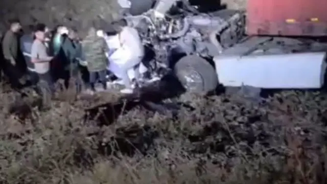 İslahiye’de Yağış Nedeniyle Kontrolden Çıkan Tır Şarampole Uçtu