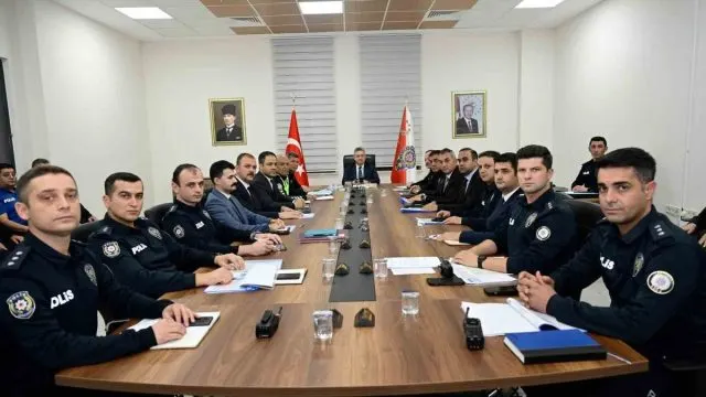 Arzum Nazman Başkanlığında Adıyaman’da 9 Aylık Asayiş Değerlendirmesi