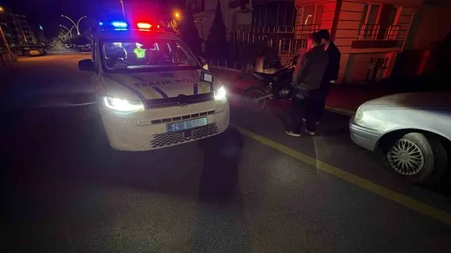 Bolu'da Motosiklet Sürücüsü Kazada Yaralandı