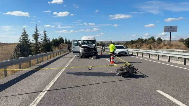 Kütahya-Tavşanlı Yolunda Motosiklet Sürücüsü Hayatını Kaybetti