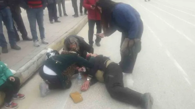 Kastamonu’da Karşıya Geçen Yayaya Otomobil Çarptı