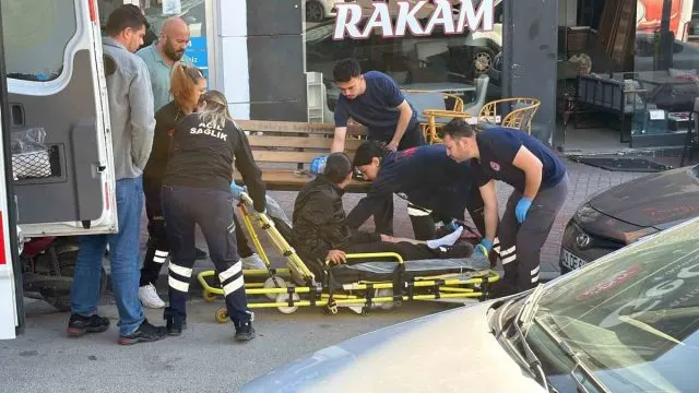 Bolu'da Dönel Kavşakta Devrilen Motosiklet Sürücüsü Yaralandı