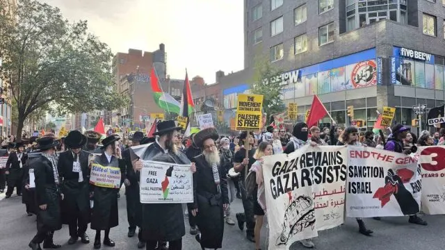 New York'ta Gazze İçin Abd'ye Destek Çağrısı
