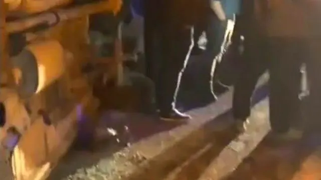Batman-Hasankeyf Kara Yolunda Yan Yatan Minibüsten 6 Yaralı Çıktı