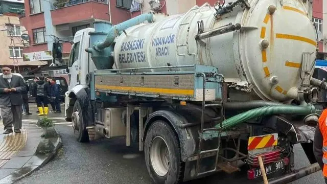 Kırklareli'nden İstanbul'a Sel Desteği