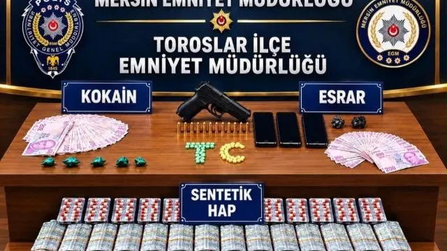 Toroslar'da Uyuşturucu Operasyonunda 4 Şüpheli Tutuklandı