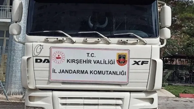 Kırşehir'de Şasesi Değiştirilen Tır Şok Yol Kontrolünde Yakalandı