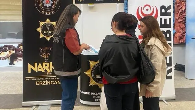 Erzincan'da Uyuşturucuyla Mücadelede 6 Bin 600 Kişiye Bilgilendirme