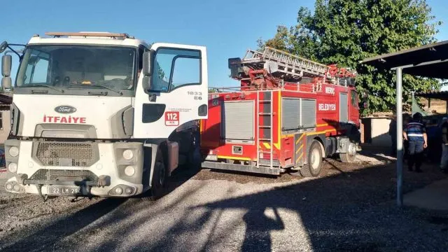 Subaşı Beldesinde Bir Evde Yangın Çıktı