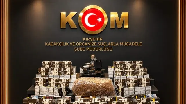 Kırşehir'de Kaçak Tütün Operasyonunda Binlerce Makaron Ele Geçirildi Kırşehir'de Kaçak Tütün Operasyonunda Binlerce Makaron Ele Geçirildi