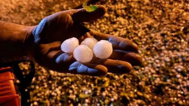 Elazığ Arıcak’ta Bozçavuş Köyünü Ceviz Büyüklüğündeki Dolu Vurdu