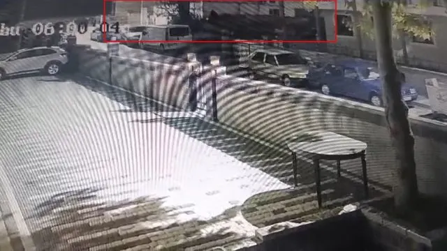 Maltepe'de 7 Katlı Binanın 3 Katındaki Çökme Kamerada Maltepe'de 7 Katlı Binanın 3 Katındaki Çökme Kamerada