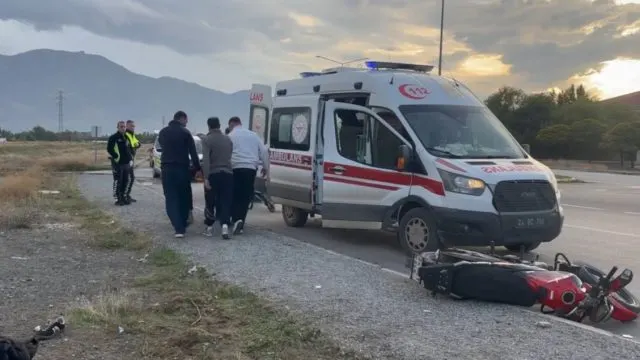 Erzincan’da Motosiklet Kazası: Sürücü Yaralandı