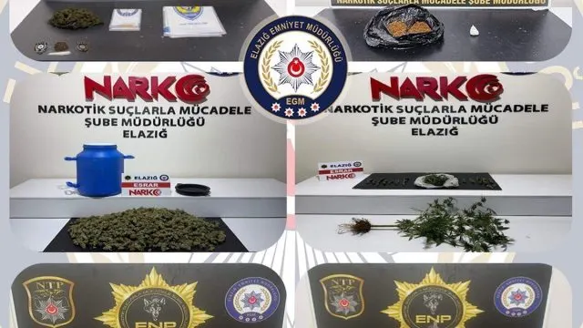 Elazığ'da Uyuşturucu Operasyonları: 12 Şüpheli Tutuklandı Elazığ'da Uyuşturucu Operasyonları: 12 Şüpheli Tutuklandı