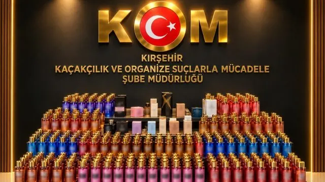 Kırşehir'de Aramalarda 649 Parfüm Ele Geçirildi