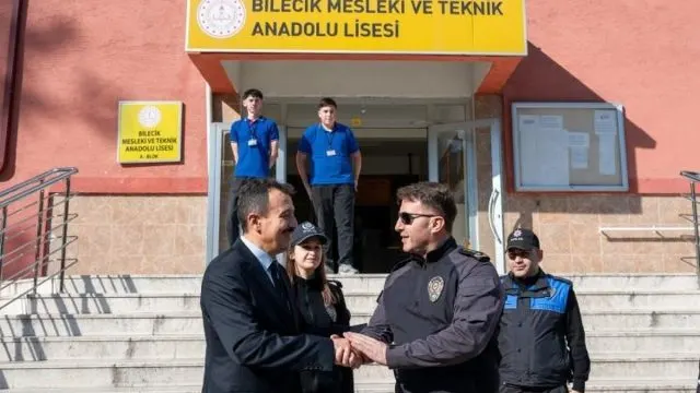 Bilecik'te Okul Güvenliği İçin Öğrencilerle Buluşma
