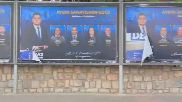 Aydın Sanayi Odası Afişlerine Saldırı: Gökhan Maraş Şikayetçi Oldu